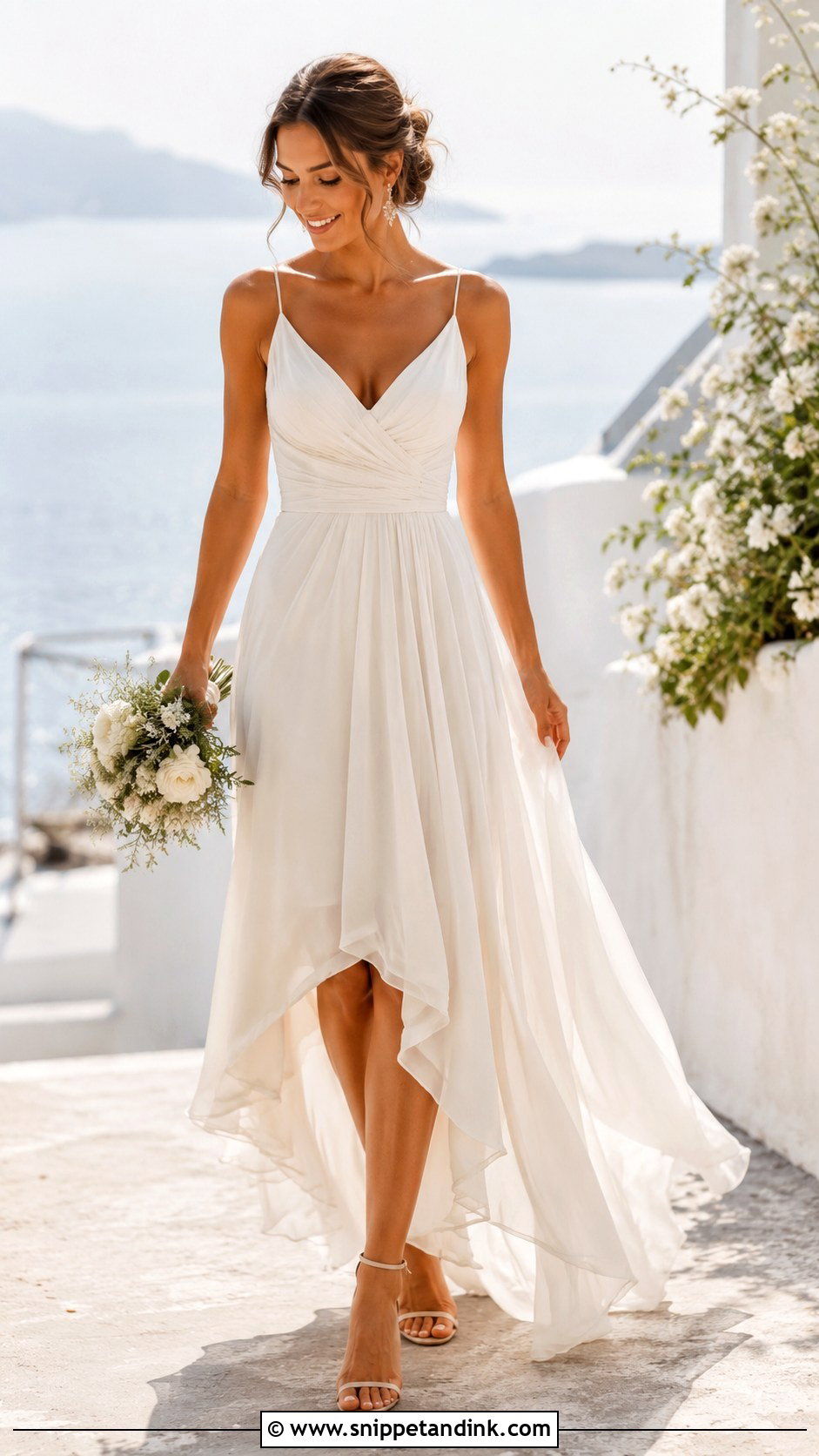 Asymmetrical Hem Wedding Dress - Snippet and Ink - 25 Asymmetrical Wedding Dress Ideas