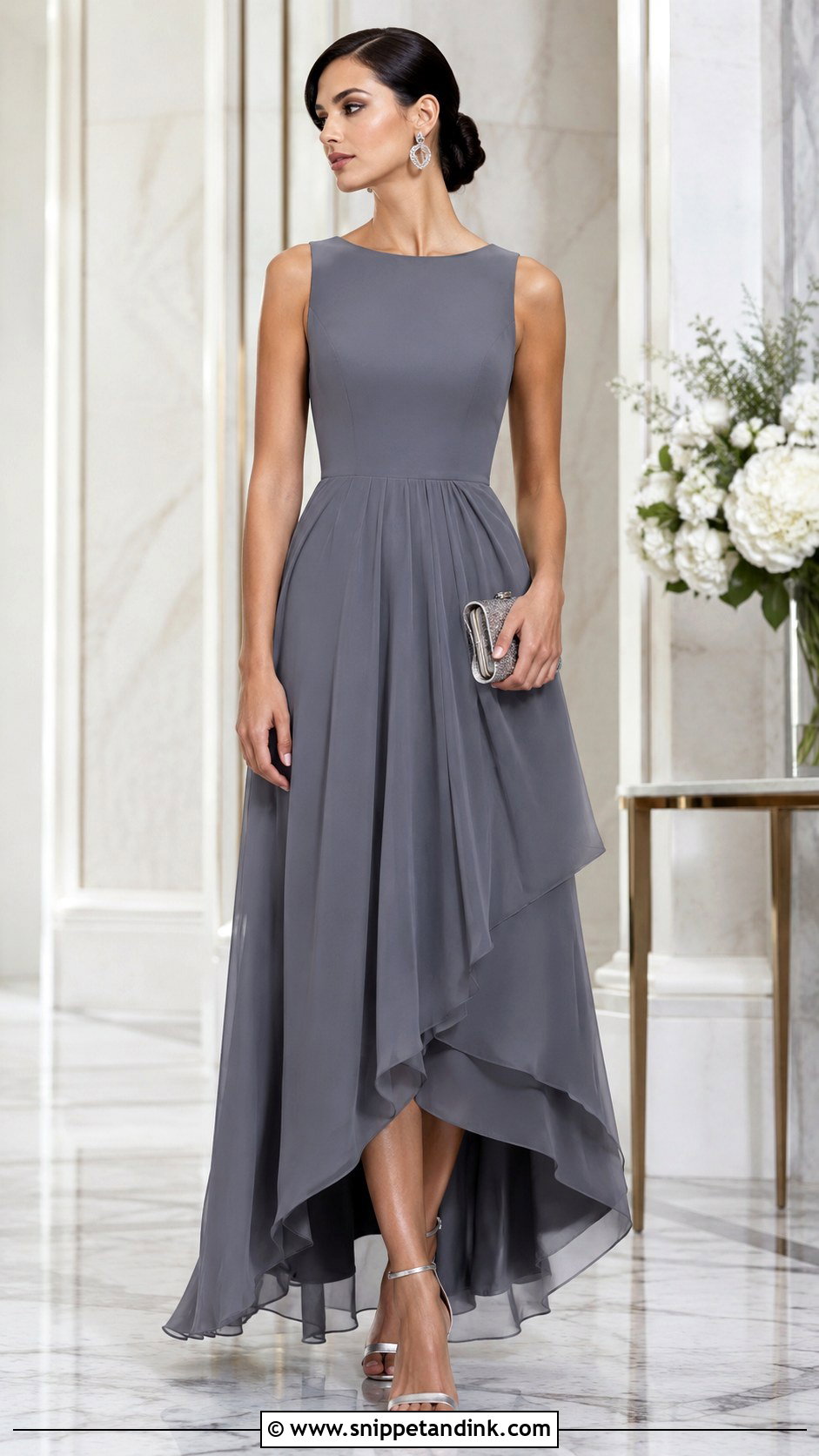 Asymmetrical Hem Wedding Frock - Snippet and Ink - 20 Frock Design for Wedding Ideas
