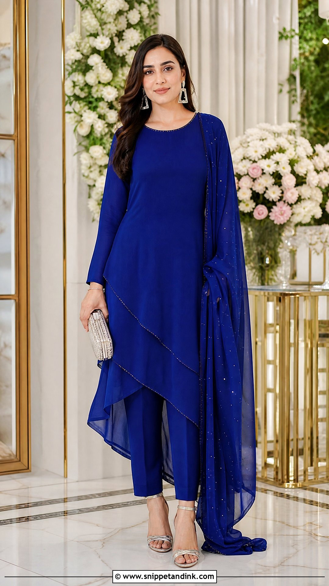 Asymmetrical Salwar Suit for Wedding - Snippet and Ink - 20 Salwar Designs for Wedding
