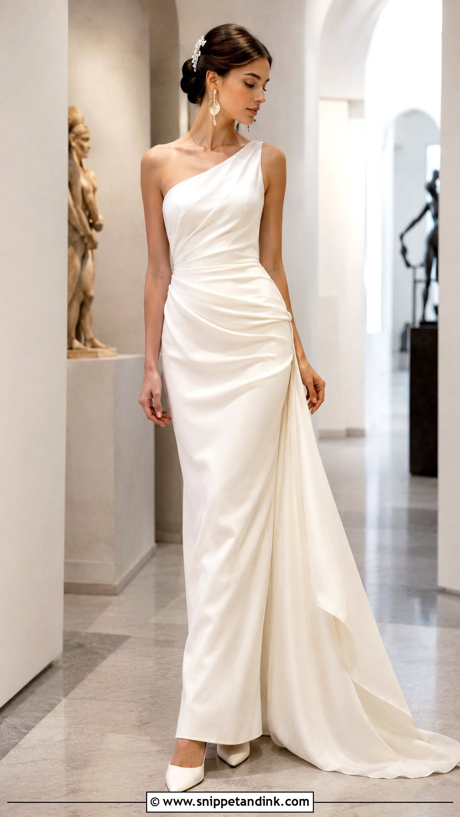 Asymmetrical Wedding Dress - Snippet and Ink - 20 Creative Wedding Dress Ideas