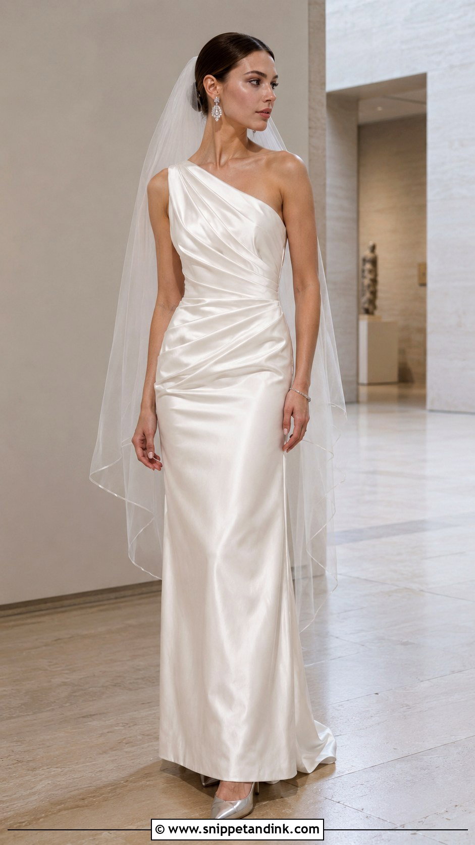 Asymmetrical Wedding Dress - Snippet and Ink - 20 2000 Wedding Dress Ideas