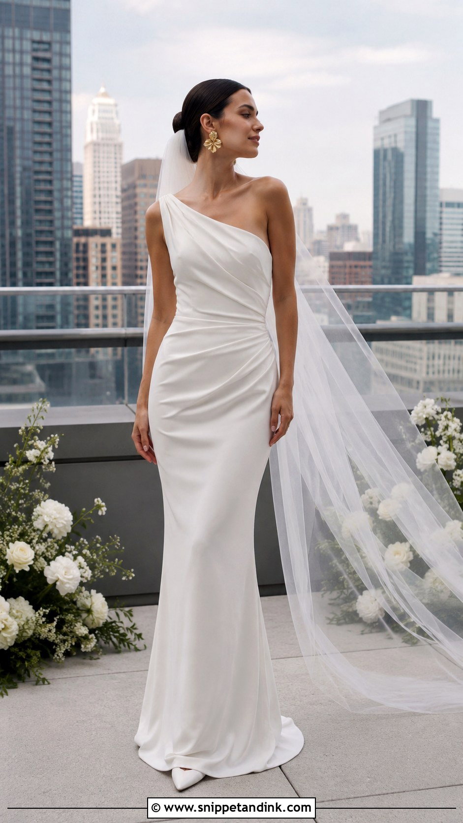 Asymmetrical Wedding Dress - Snippet and Ink - 20 Amazing Wedding Dress Ideas