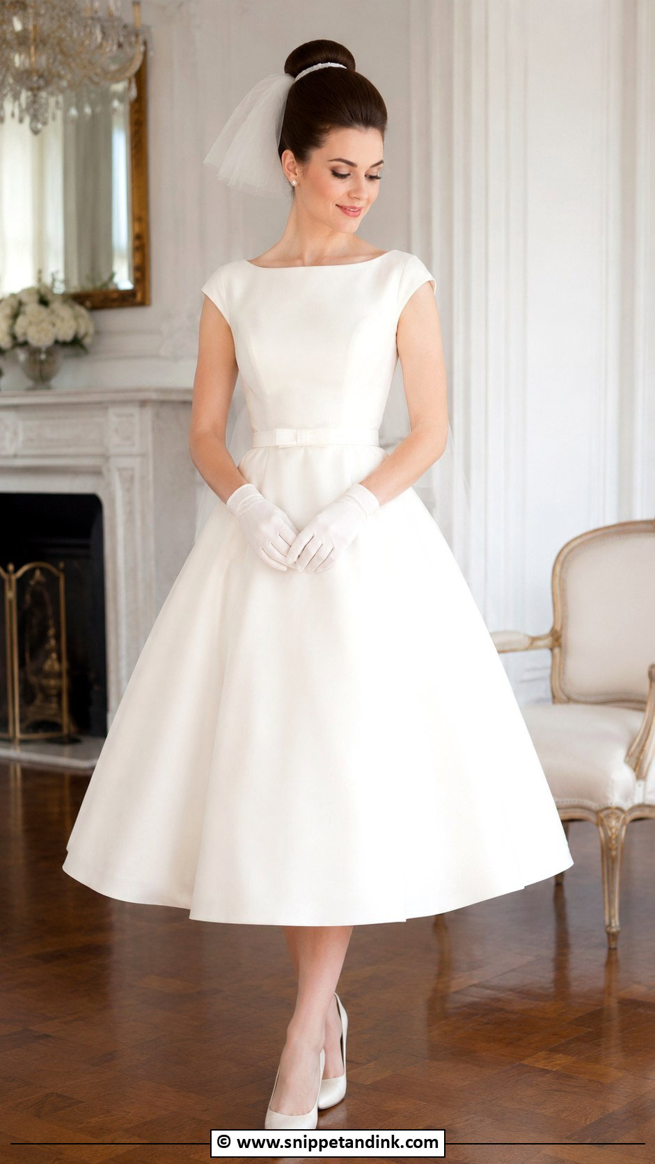 Audrey Hepburn Civil Wedding Dress - Snippet and Ink - 30 Audrey Hepburn Wedding Dress Ideas