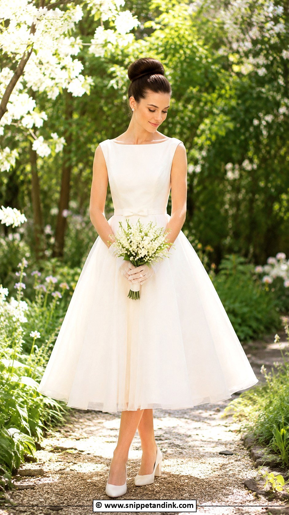 Audrey Hepburn Garden Wedding Dress - Snippet and Ink - 30 Audrey Hepburn Wedding Dress Ideas