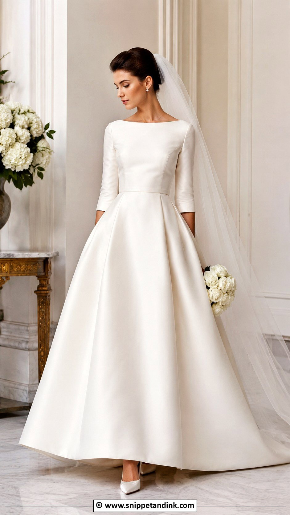 Audrey Hepburn Givenchy Wedding Dress - Snippet and Ink - 30 Audrey Hepburn Wedding Dress Ideas