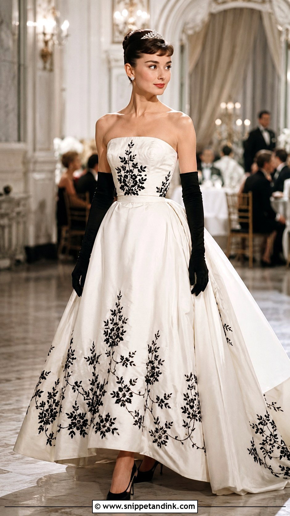 Audrey Hepburn Sabrina Wedding Dress - Snippet and Ink - 20 Audrey Hepburn Wedding Dress Inspiration Ideas
