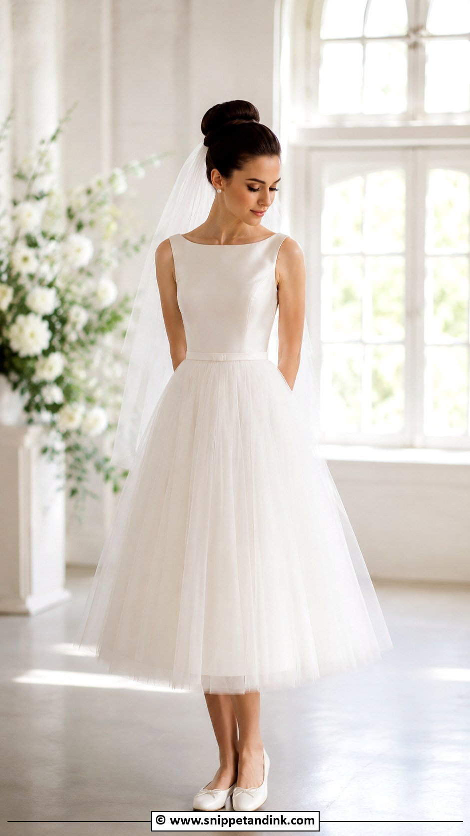 Audrey Hepburn Tulle Wedding Dress - Snippet and Ink - 30 Audrey Hepburn Wedding Dress Ideas