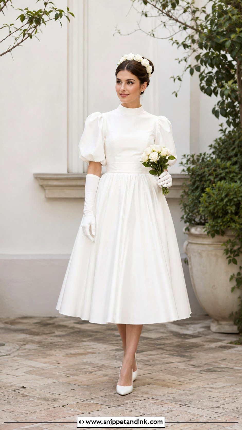 Audrey Hepburn Wedding Dress - Snippet and Ink - 20 Celebrities Wedding Dresses