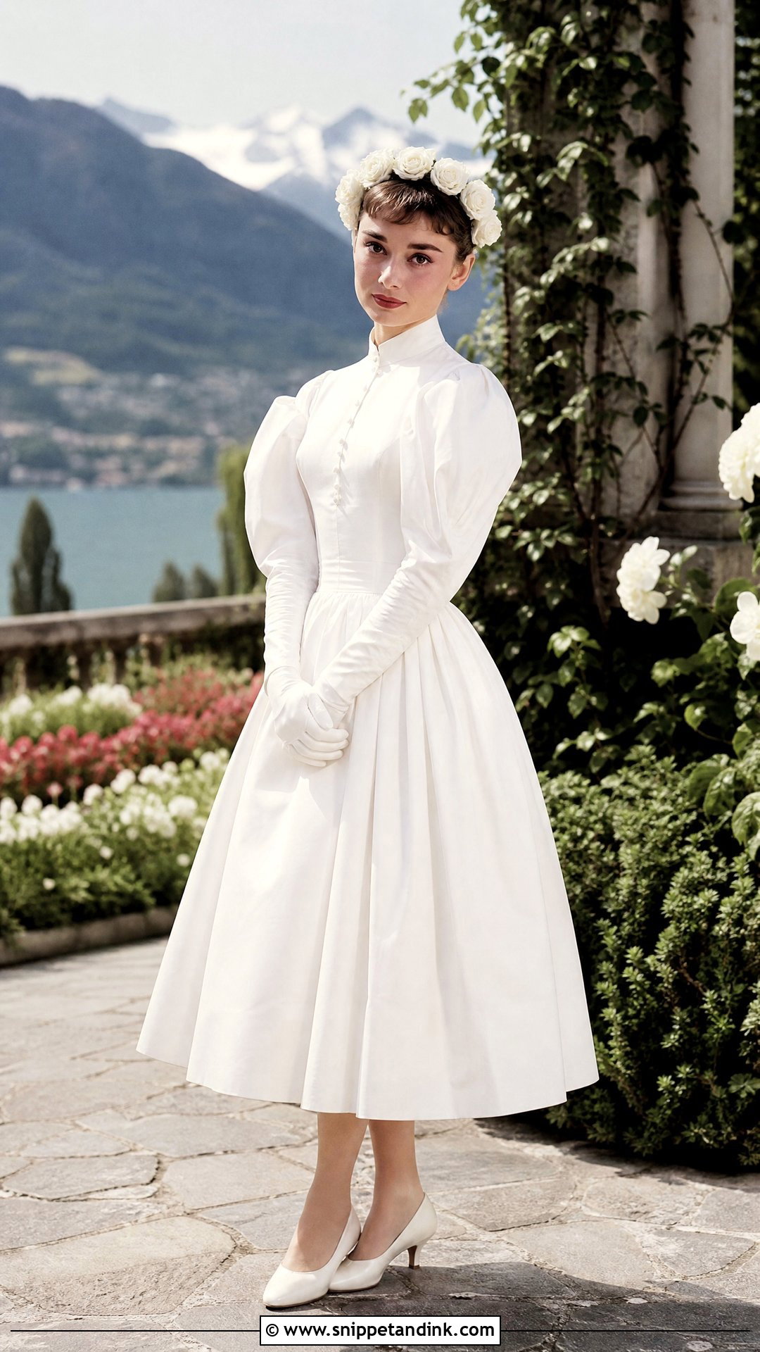 Audrey Hepburn Wedding Dress - Snippet and Ink - 25 Famous Wedding Dresses