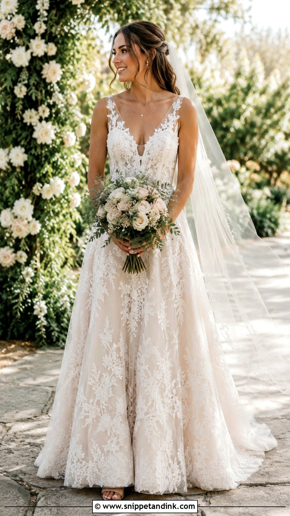 Aurora A Line Wedding Dress - Snippet and Ink - 25 Aurora Wedding Dress Ideas