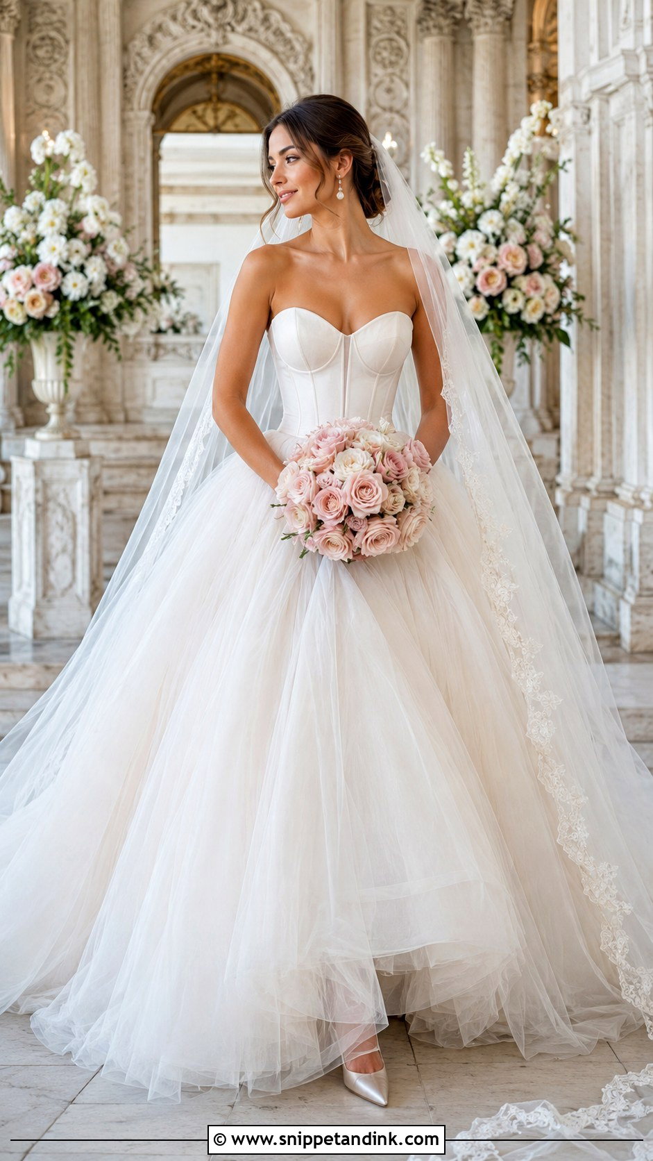 Aurora Ball Gown Wedding Dress - Snippet and Ink - 25 Aurora Wedding Dress Ideas