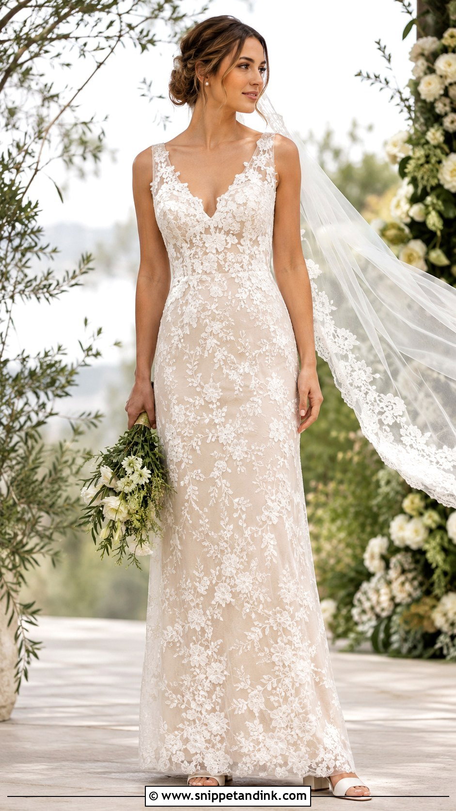 Aurora Lace Wedding Dress - Snippet and Ink - 25 Aurora Wedding Dress Ideas