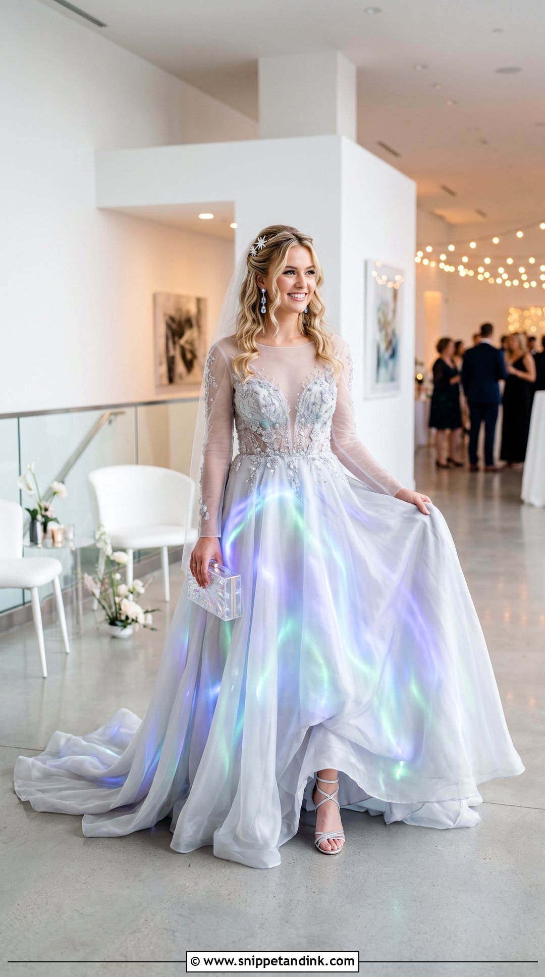 Aurora Light Up Wedding Dress - Snippet and Ink - 20 Light Up Wedding Dress Ideas