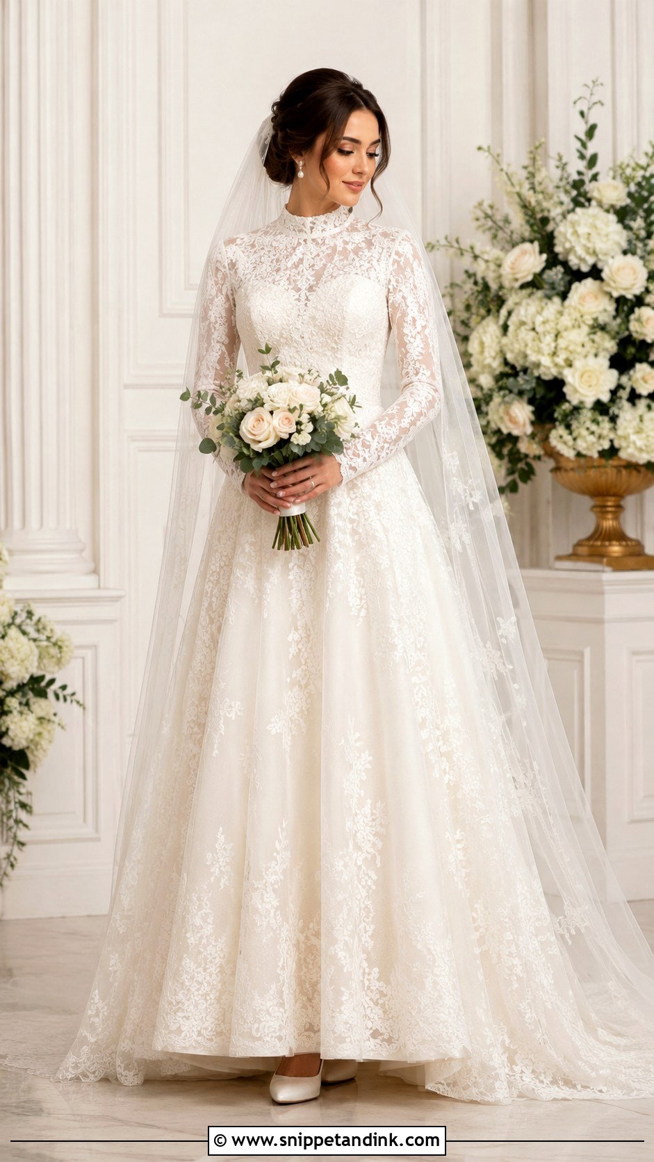 Aurora Modest Wedding Dress - Snippet and Ink - 25 Aurora Wedding Dress Ideas