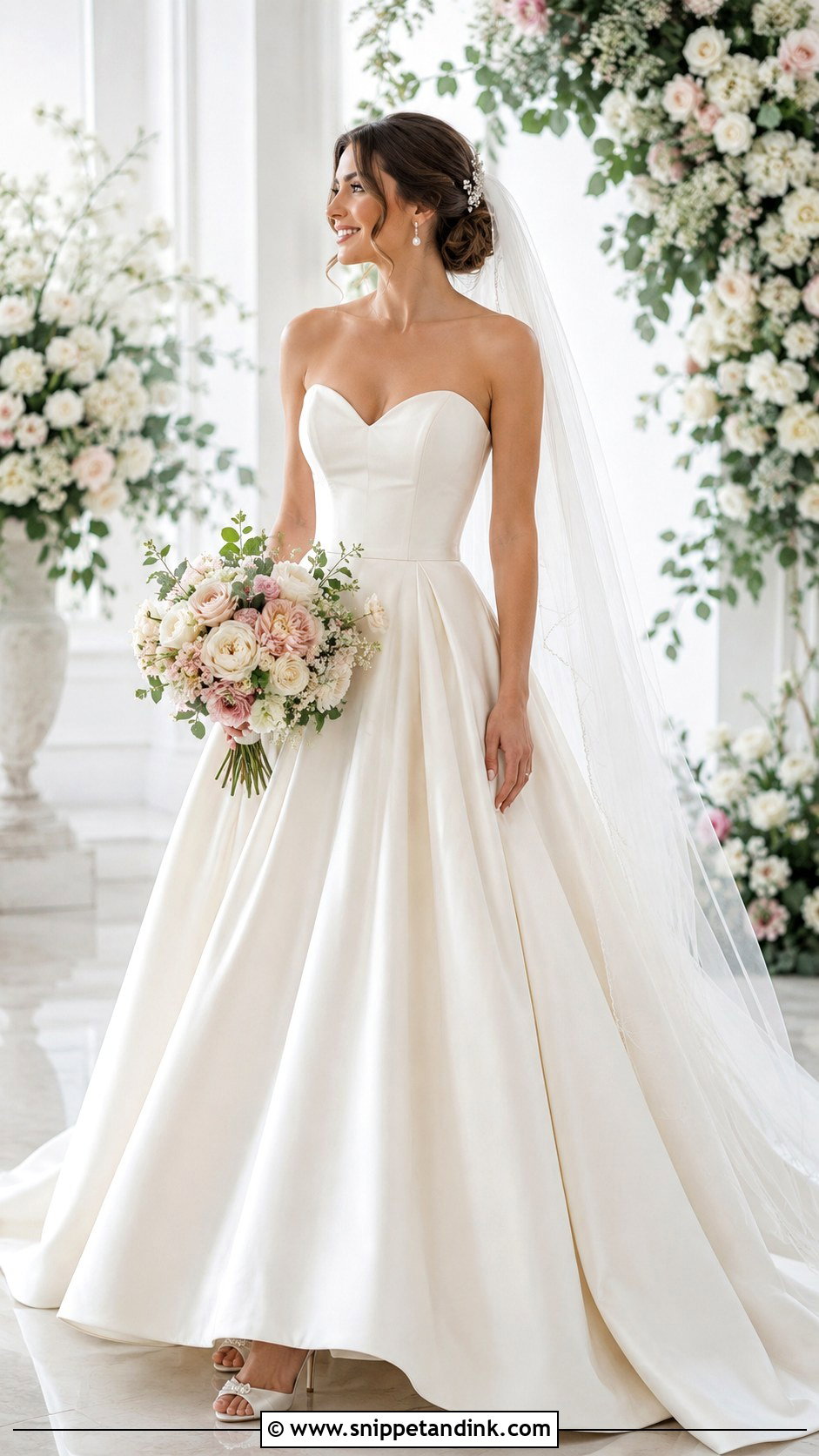 Aurora Strapless Wedding Dress - Snippet and Ink - 25 Aurora Wedding Dress Ideas