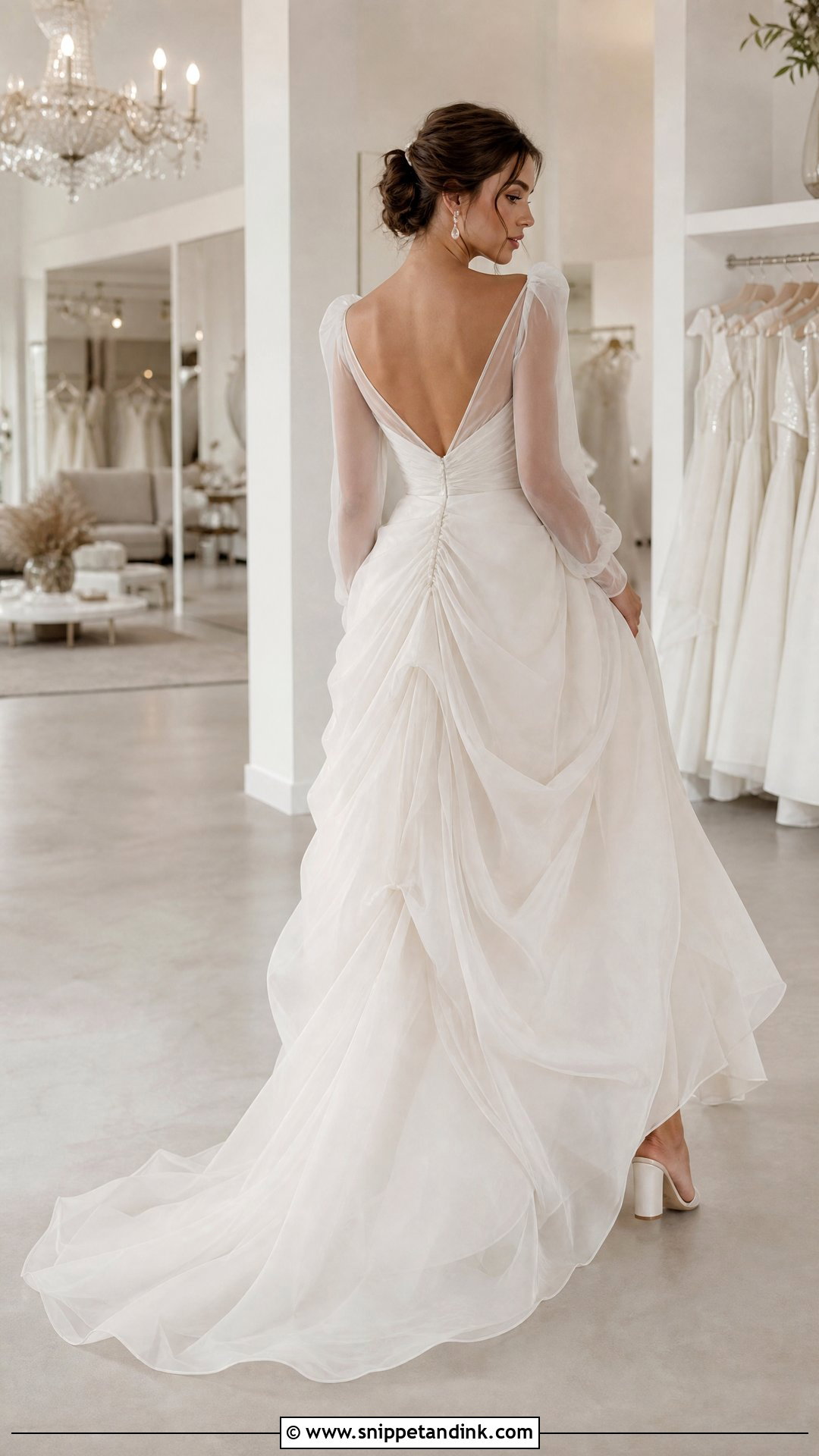 Austrian Bustle Wedding Dress - Snippet and Ink - 25 Wedding Dress Bustle Ideas