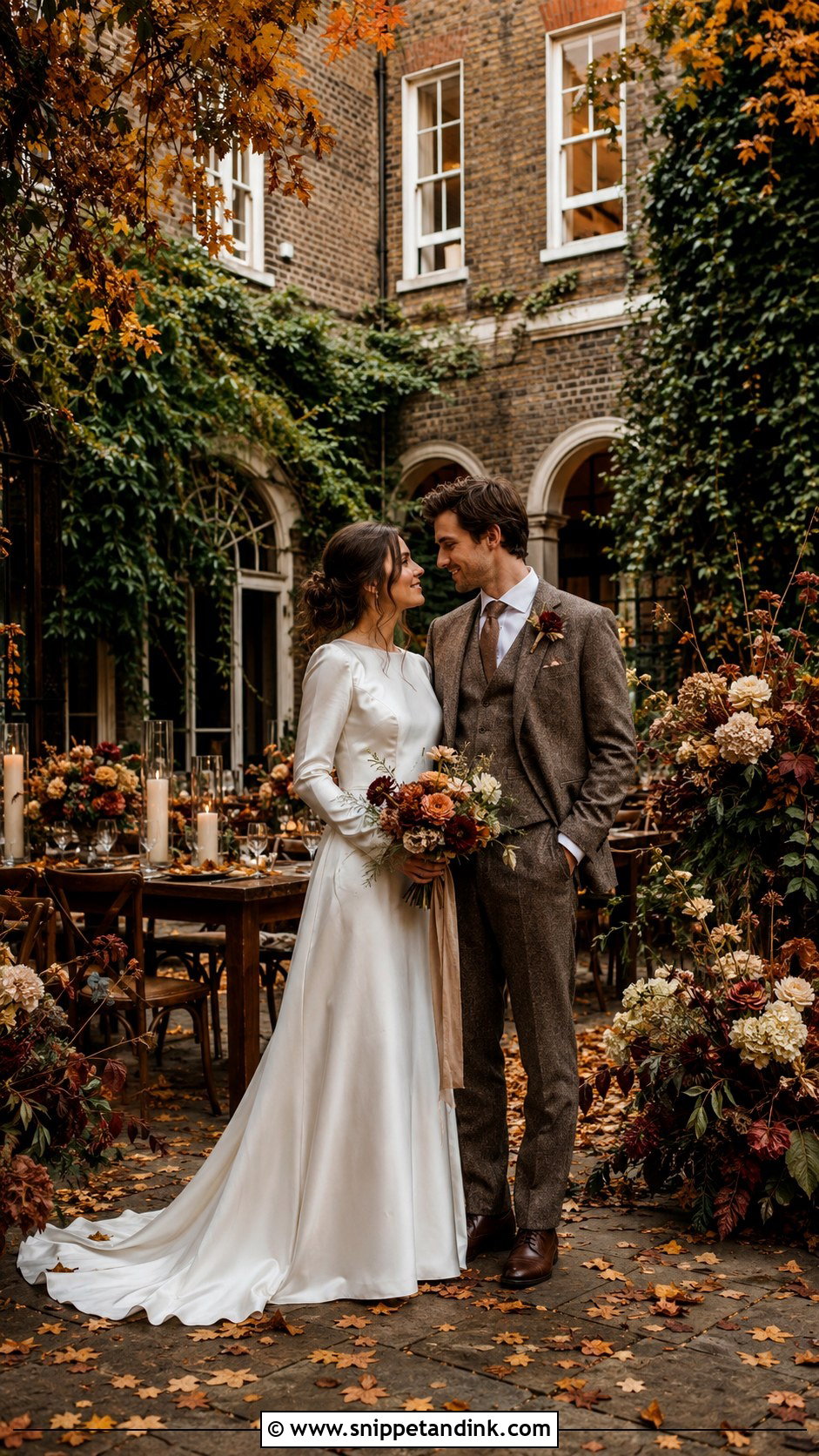 Autumn London Wedding - Snippet and Ink - 20 London Wedding Aesthetic Ideas