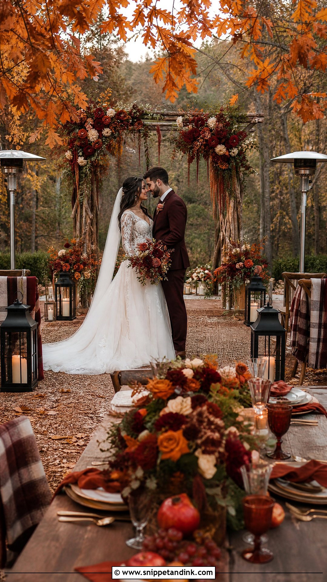 Autumn Outdoor Wedding Aesthetic - Snippet and Ink - 20 Outdoor Wedding Aesthetic Ideas