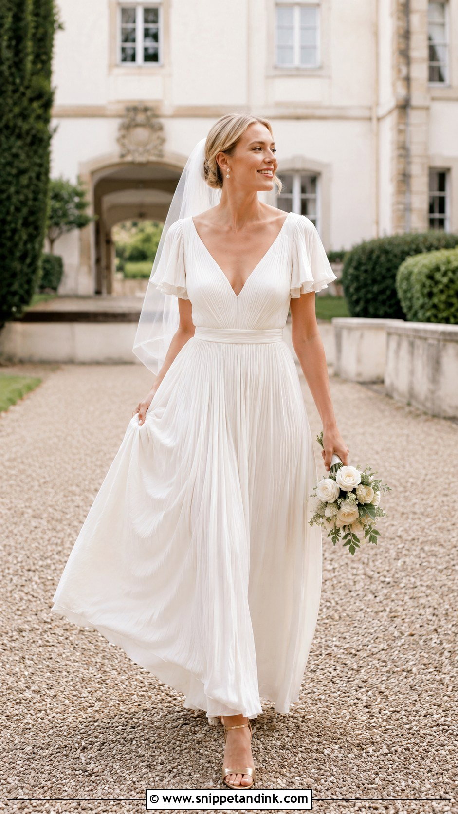 BHLDN Pleated Satin Wedding Dress - Snippet and Ink - 20 Bhldn Wedding Dress Ideas