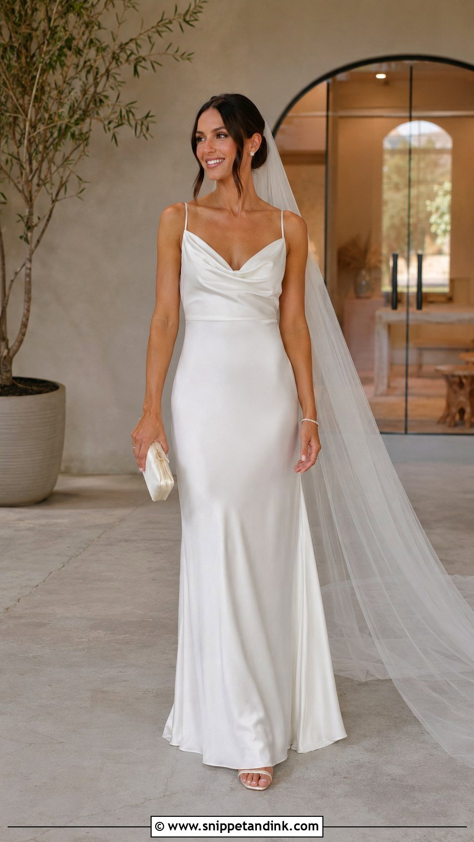 BHLDN Satin Slip Wedding Dress - Snippet and Ink - 20 Bhldn Dress Ideas