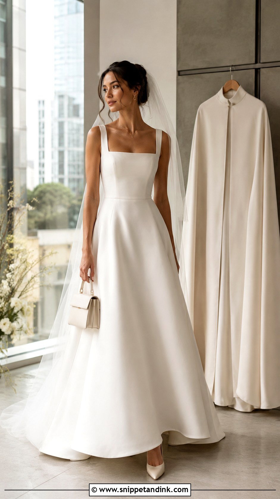 BHLDN Square Neck Wedding Dress - Snippet and Ink - 20 Bhldn Dress Ideas