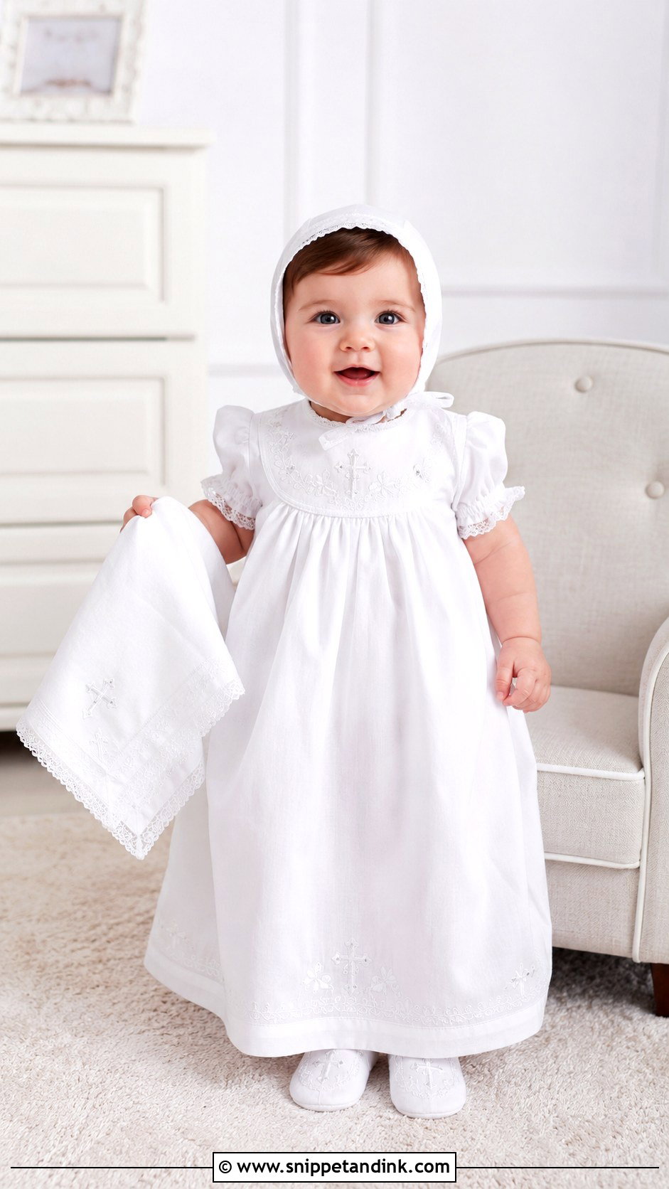 Baby Boy Baptism Gown - Snippet and Ink - 25 Boy Baptism Outfit Ideas