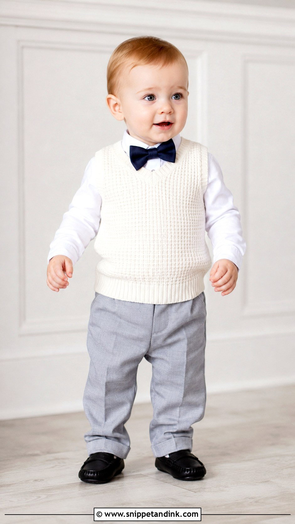 Baby Boy Bow Tie Wedding Outfit - Snippet and Ink - 25 Baby Wedding Outfit Ideas