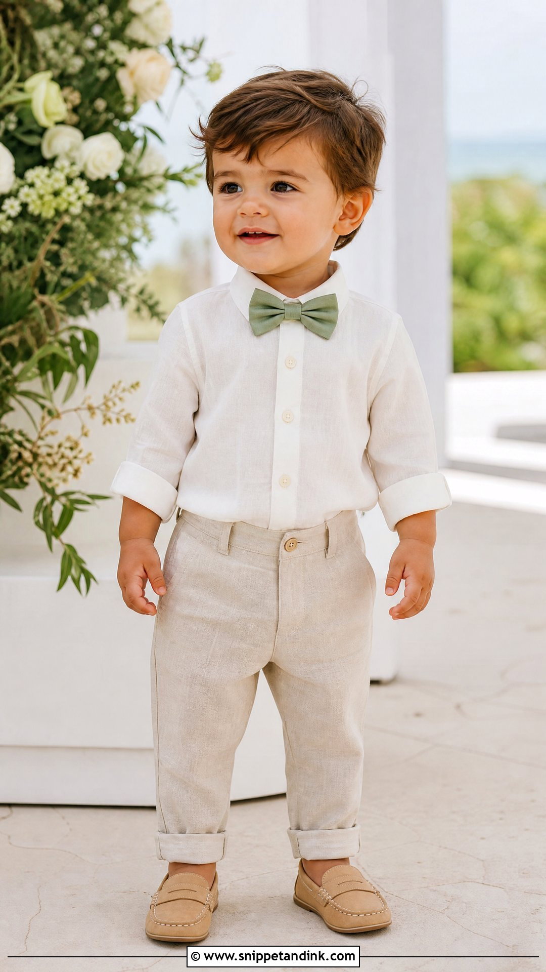 Baby Boy Linen Wedding Outfit - Snippet and Ink - 25 Baby Boy Wedding Outfit Ideas