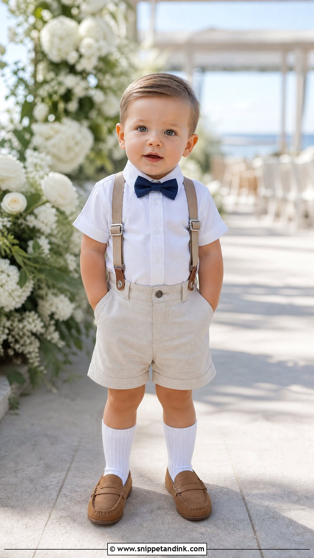 Baby Boy Short Set Wedding Outfit - Snippet and Ink - 25 Baby Boy Wedding Outfit Ideas