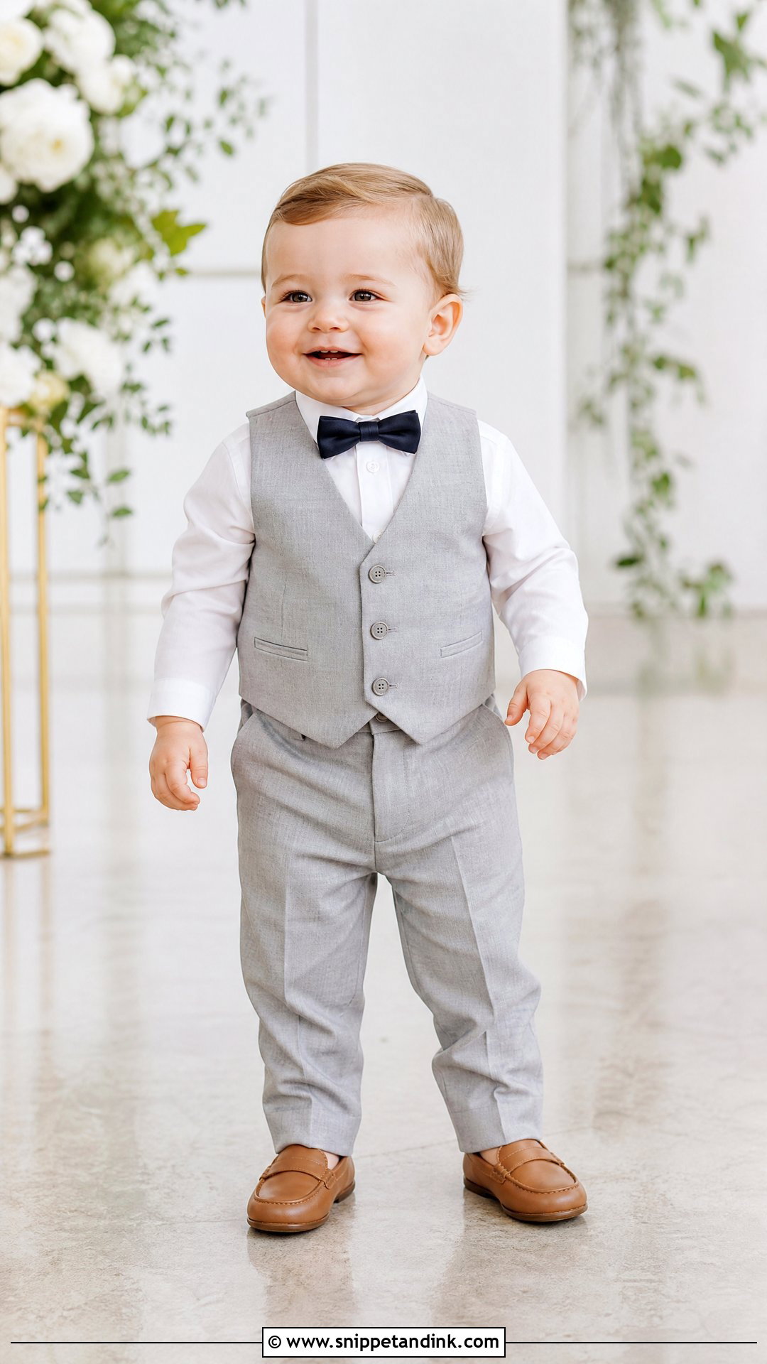 Baby Boy Vest Wedding Outfit - Snippet and Ink - 25 Baby Boy Wedding Outfit Ideas