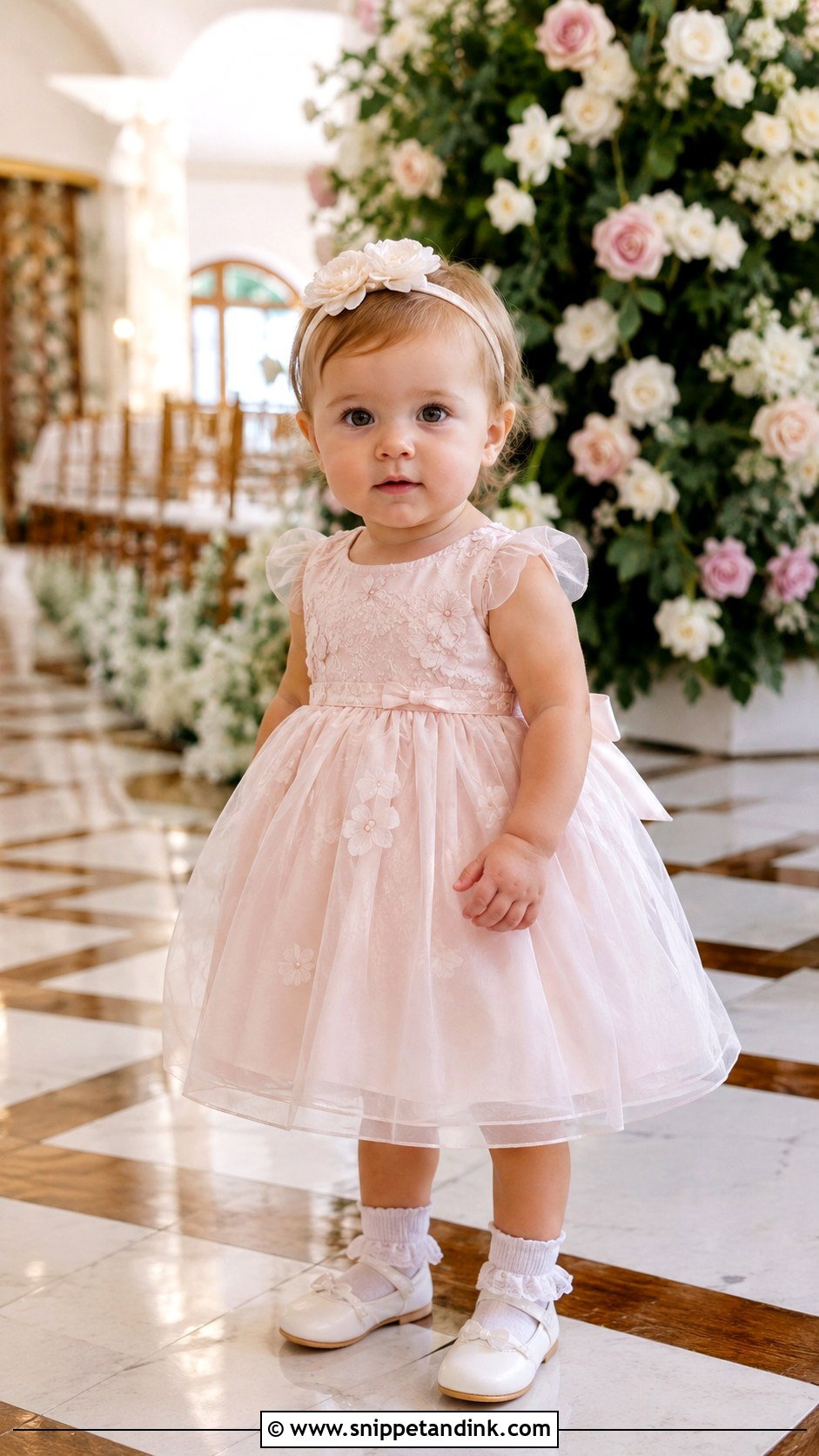 Baby Girl Dress With Organza Overlay - Snippet and Ink - 25 Baby Girl Dresses for Wedding