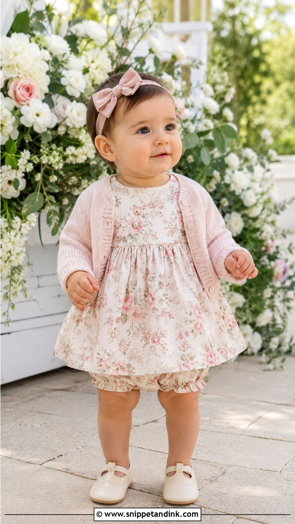 Baby Girl Floral Dress Wedding Outfit - Snippet and Ink - 25 Baby Wedding Outfit Ideas