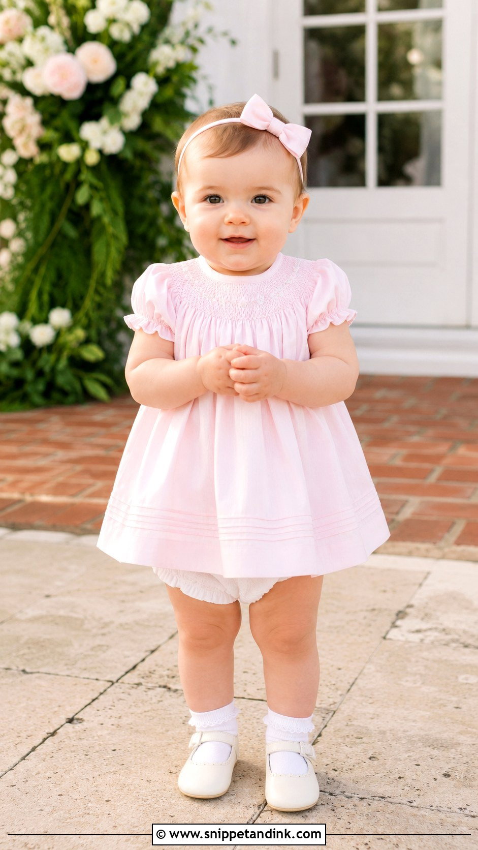 Baby Girl Smocked Dress Wedding Outfit - Snippet and Ink - 25 Baby Girl Wedding Outfit Ideas