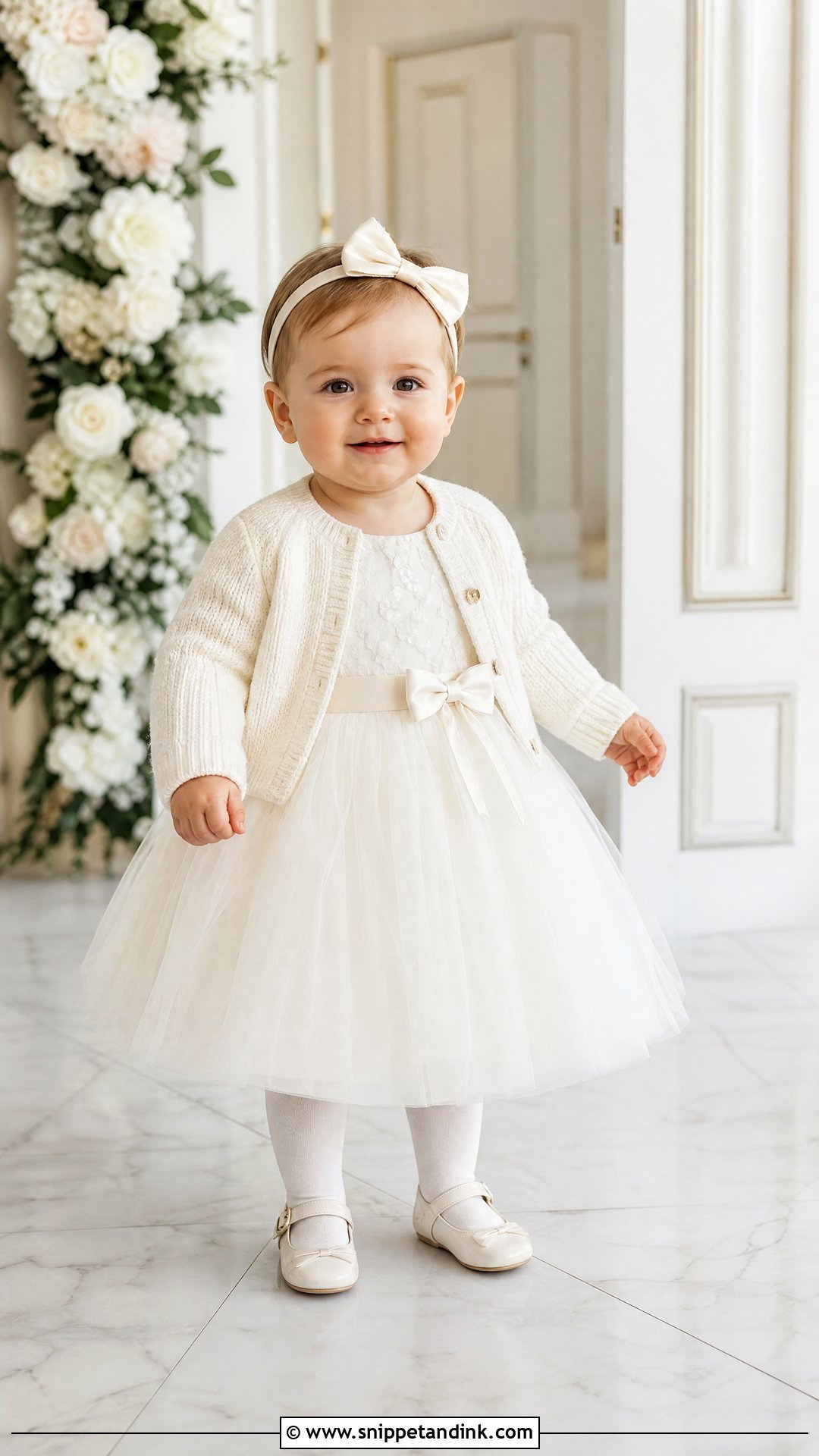 Baby Girl Wedding Dress With Cardigan - Snippet and Ink - 25 Baby Girl Wedding Dress Ideas