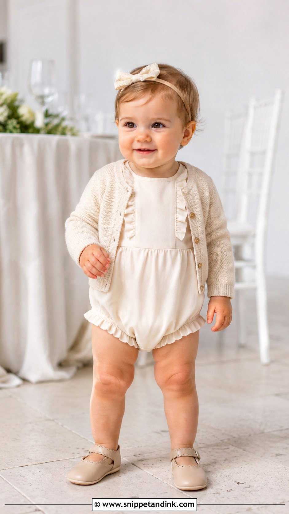 Baby Romper Wedding Outfit - Snippet and Ink - 25 Baby Wedding Outfit Ideas