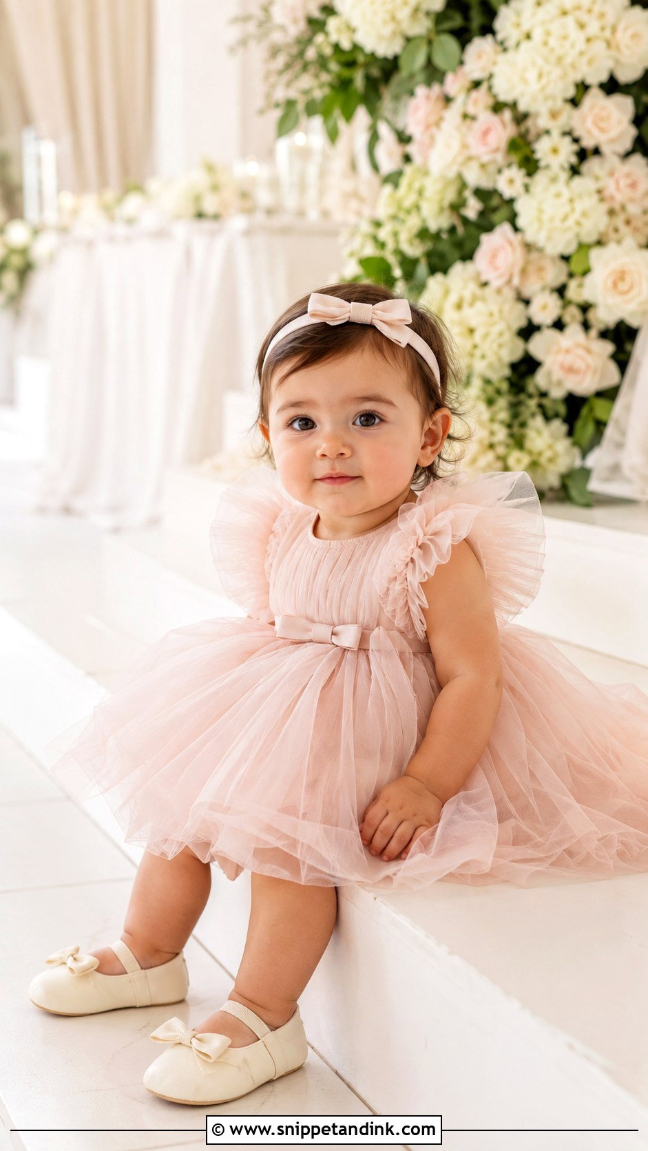 Baby Tulle Dress Wedding Outfit - Snippet and Ink - 25 Baby Wedding Outfit Ideas