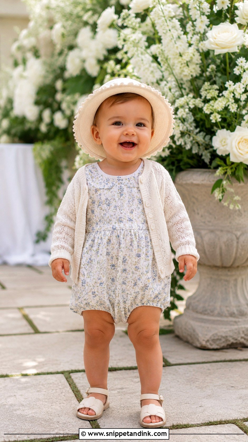 Baby Wedding Guest Outfit For Summer - Snippet and Ink - 25 Baby Wedding Outfit Ideas