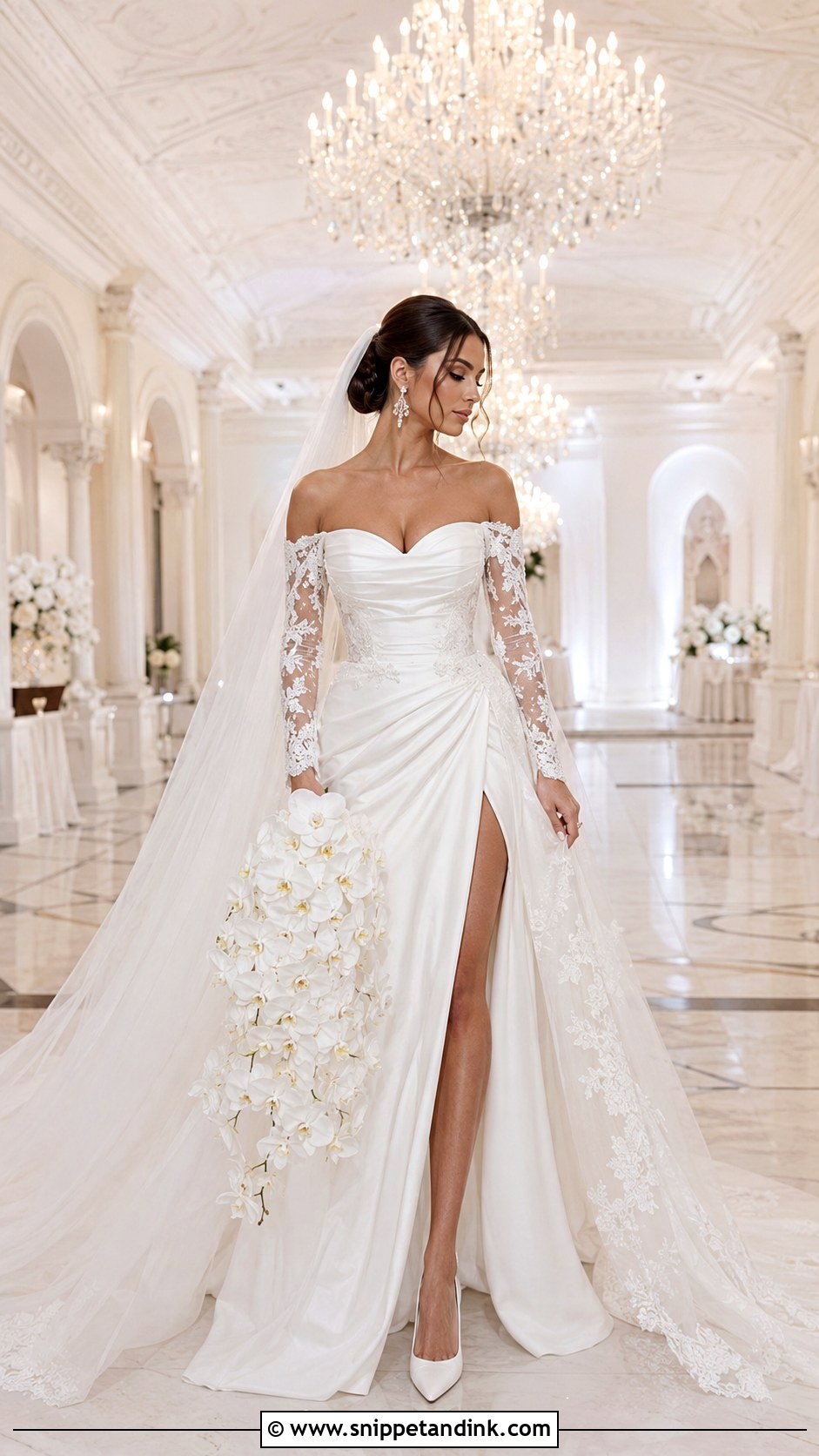 Baccara Wedding Dress For A Ballroom Wedding - Snippet and Ink - 20 Baccara Wedding Dress Ideas