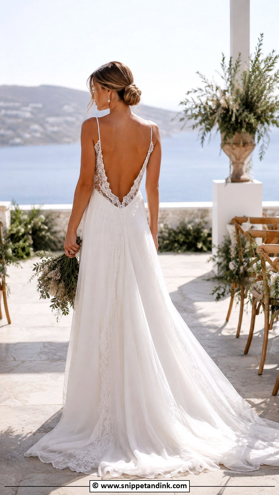 Backless Bohemian Wedding Dress - Snippet and Ink - 25 Bohemian Wedding Dresses