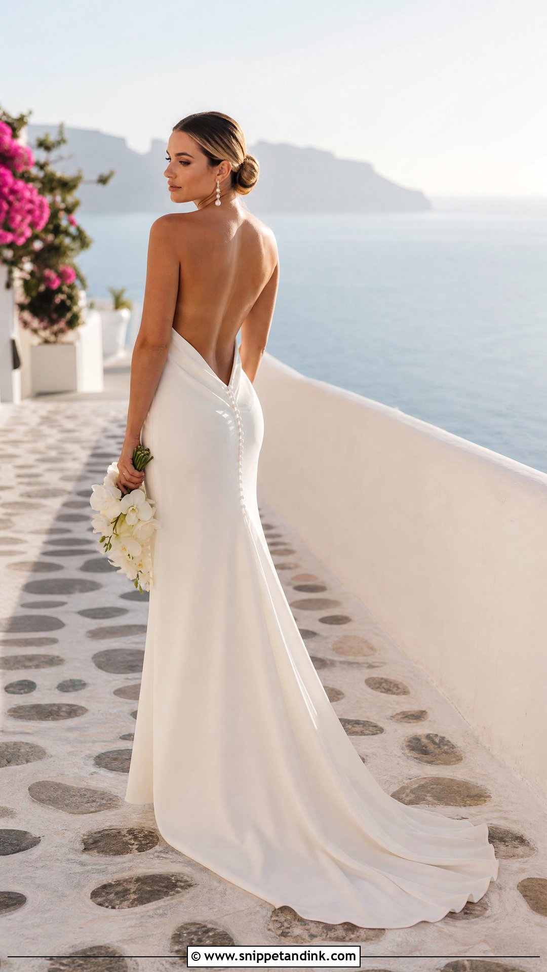 Backless Coastal Wedding Dress - Snippet and Ink - 25 Coastal Wedding Dress Ideas