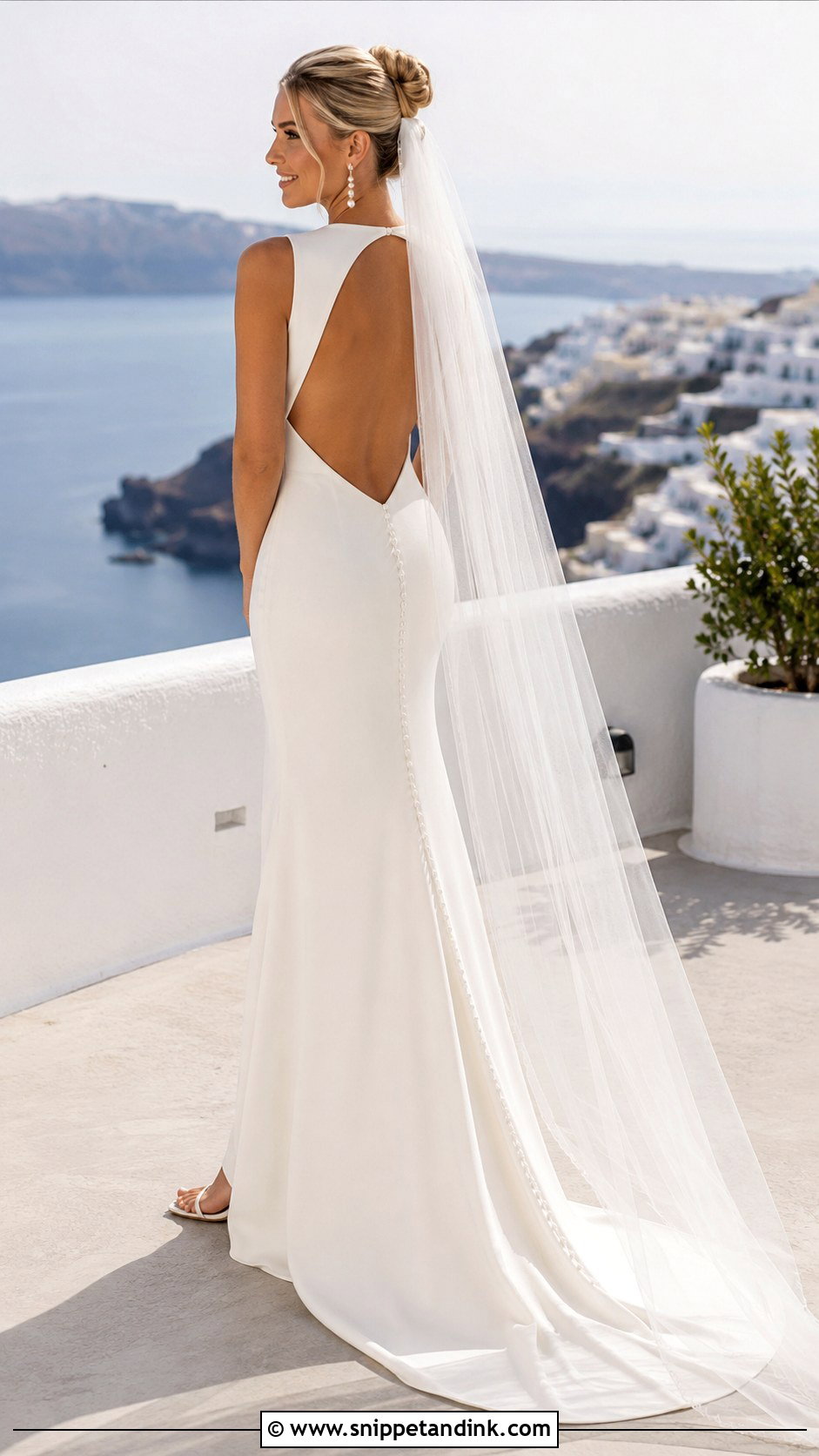 Backless Greece Wedding Dress - Snippet and Ink - 20 Greece Wedding Dress Ideas