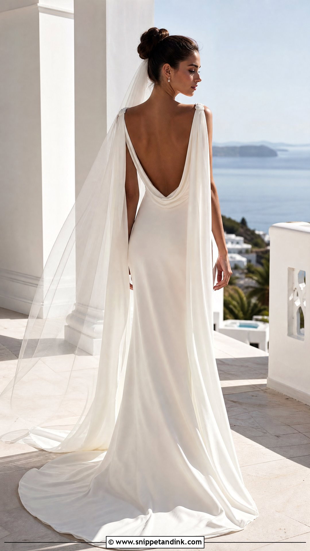 Backless Greek Style Wedding Dress - Snippet and Ink - 25 Greek Style Wedding Dress Ideas