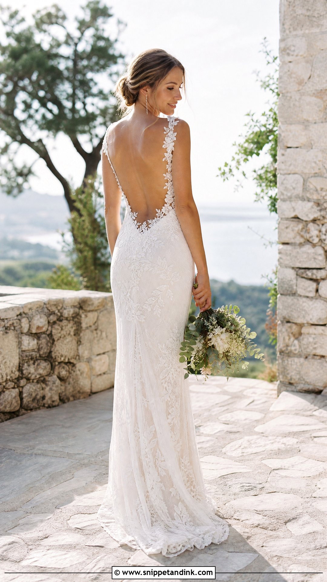 Backless Lace Boho Wedding Dress - Snippet and Ink - 20 Hippie Wedding Dress Bohemian Ideas