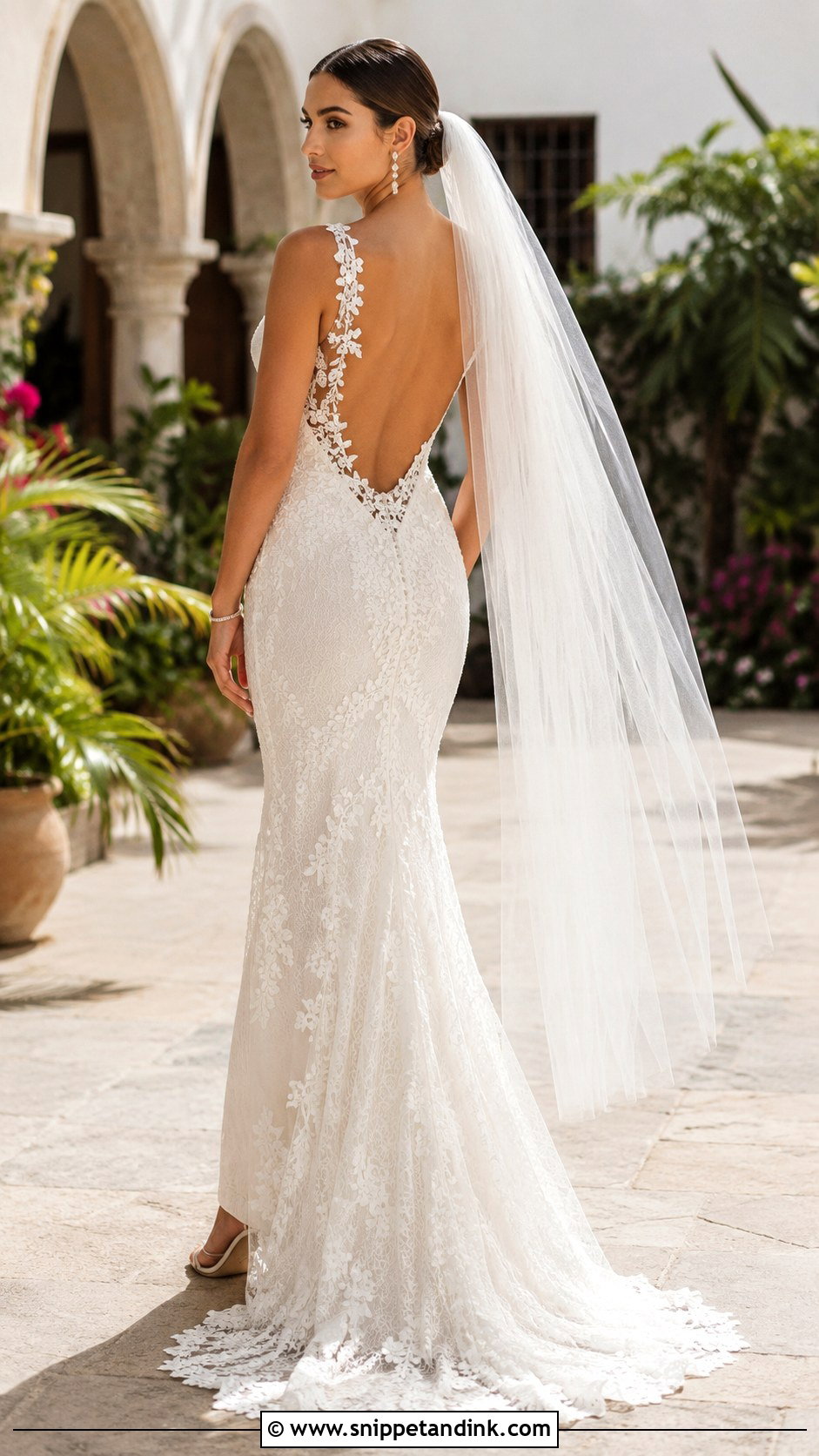 Backless Lace Bridal Dress - Snippet and Ink - 20 Lace Bridal Dresses