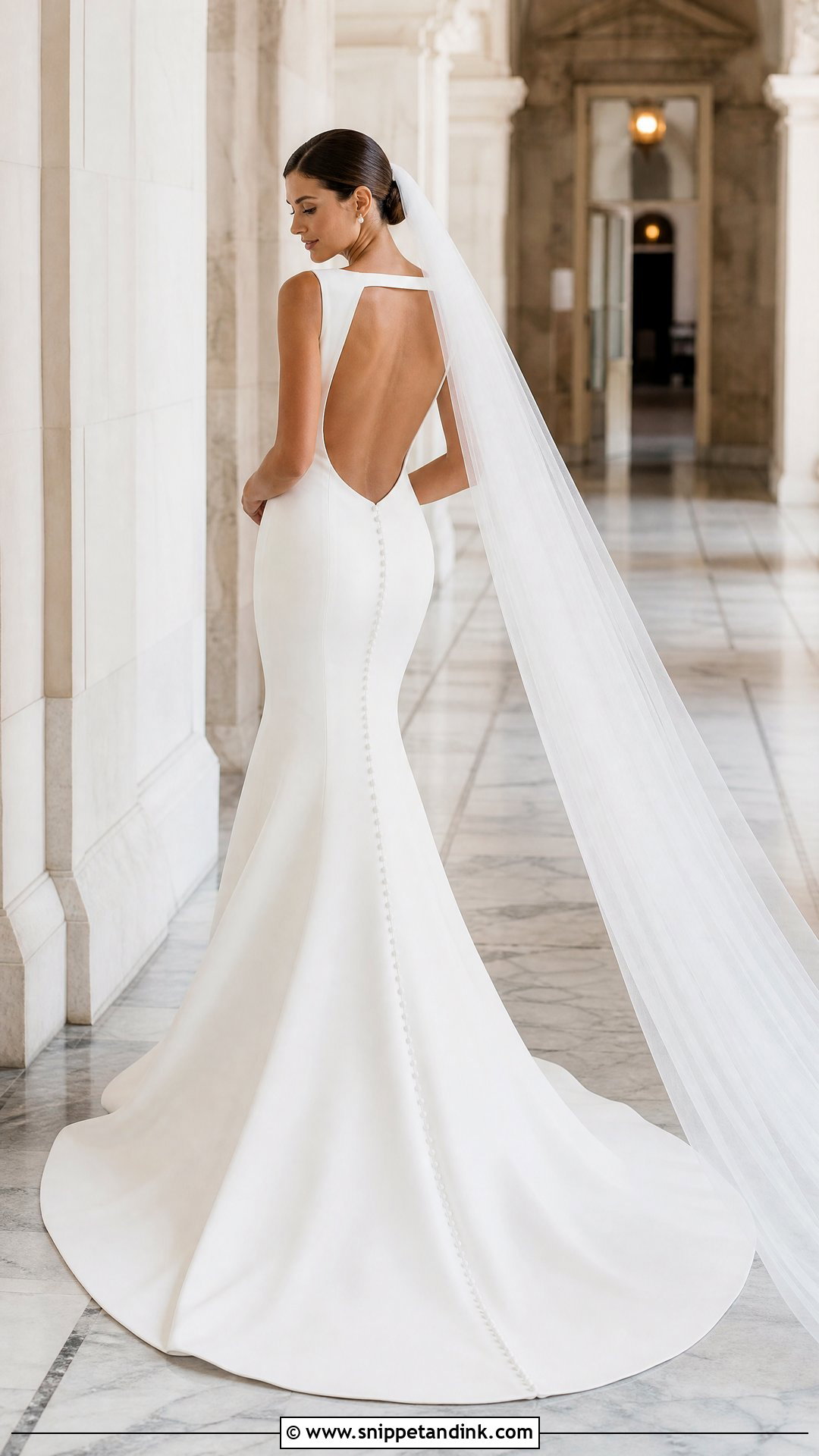 Backless Mermaid Wedding Dress - Snippet and Ink - 25 Revealing Wedding Dress Ideas