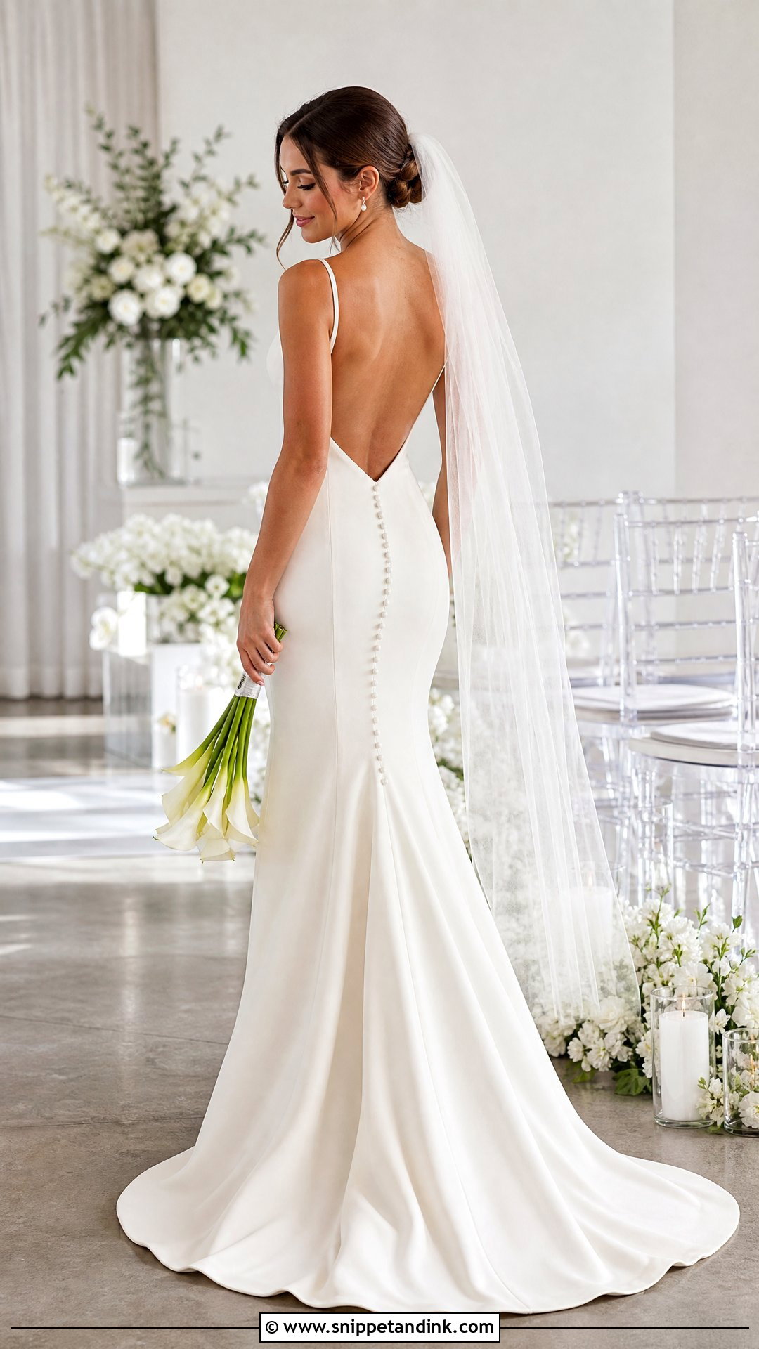 Backless Mermaid Wedding Dress - Snippet and Ink - 25 Simple Mermaid Wedding Dress Ideas