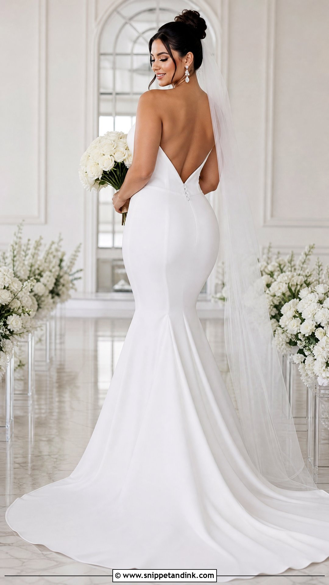 Backless Mermaid Wedding Dress - Snippet and Ink - 20 Simple Backless Wedding Dress Ideas