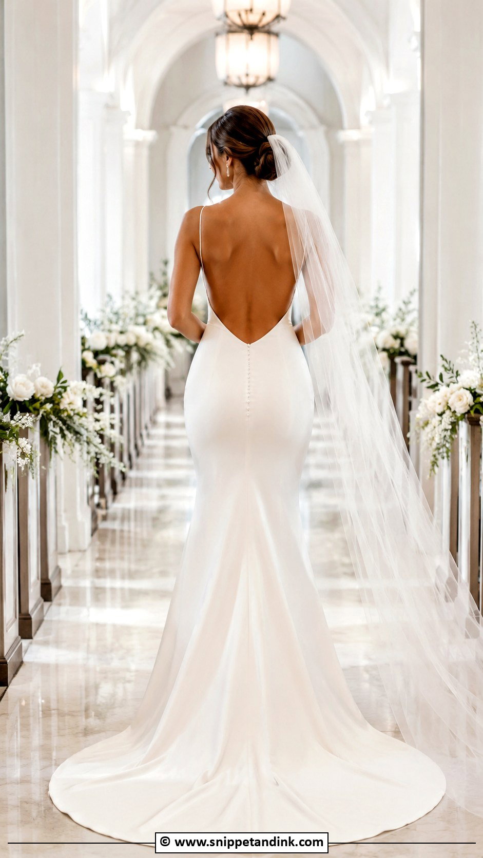 Backless Mermaid Wedding Dress - Snippet and Ink - 35 Mermaid Wedding Dresses