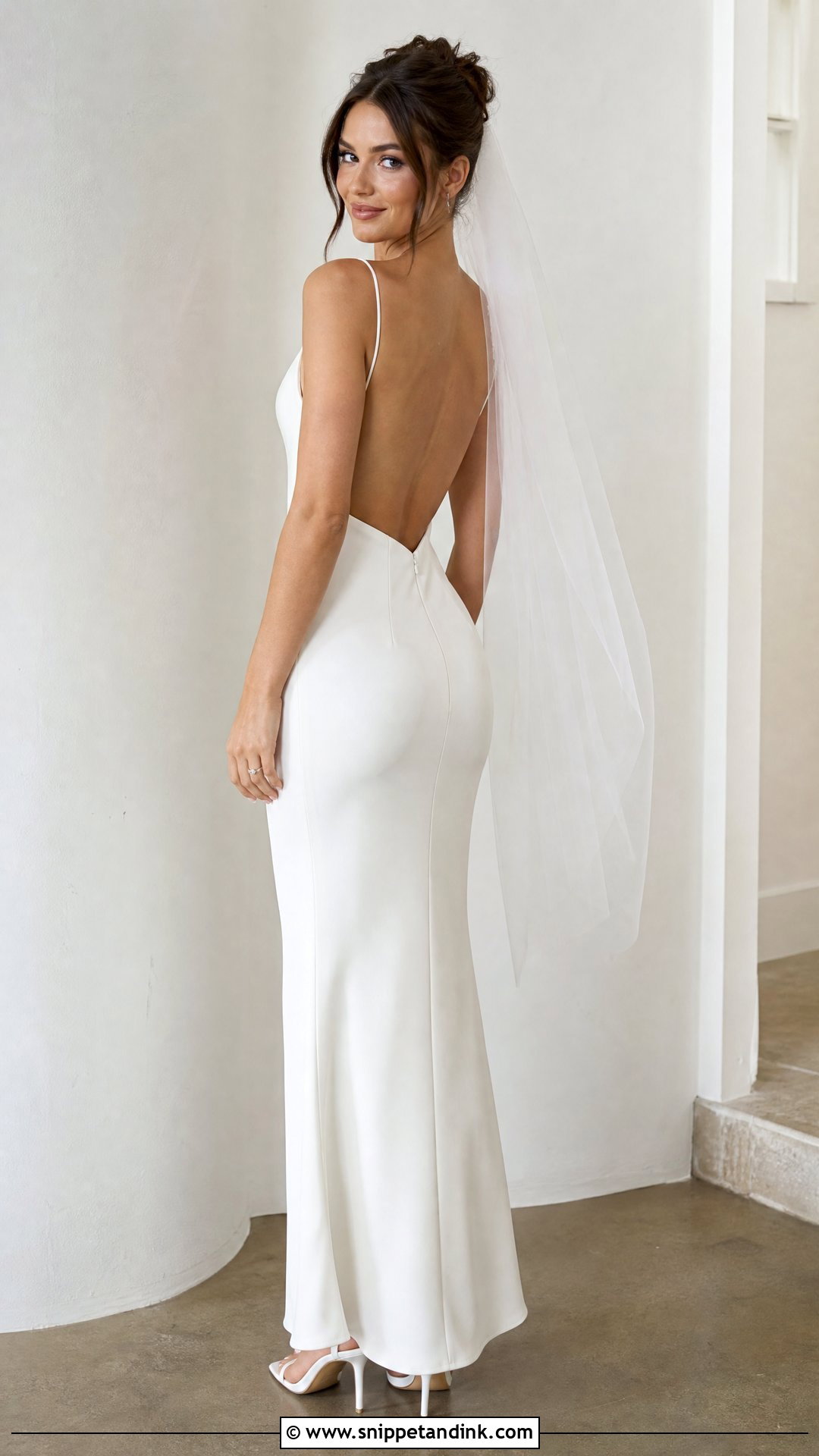 Backless Petite Wedding Dress - Snippet and Ink - 35 Backless Wedding Dress Ideas