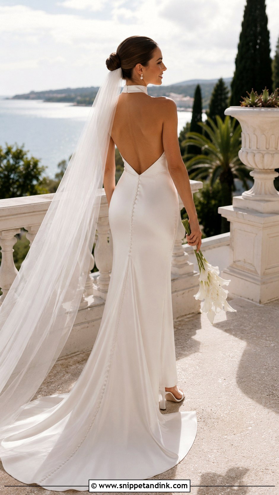 Backless Satin Wedding Dress - Snippet and Ink - 20 Simple Elegant Wedding Dress Classy Chic Ideas